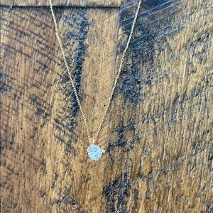 NWT Kate Spade Gold pendant Necklace w/ CZ